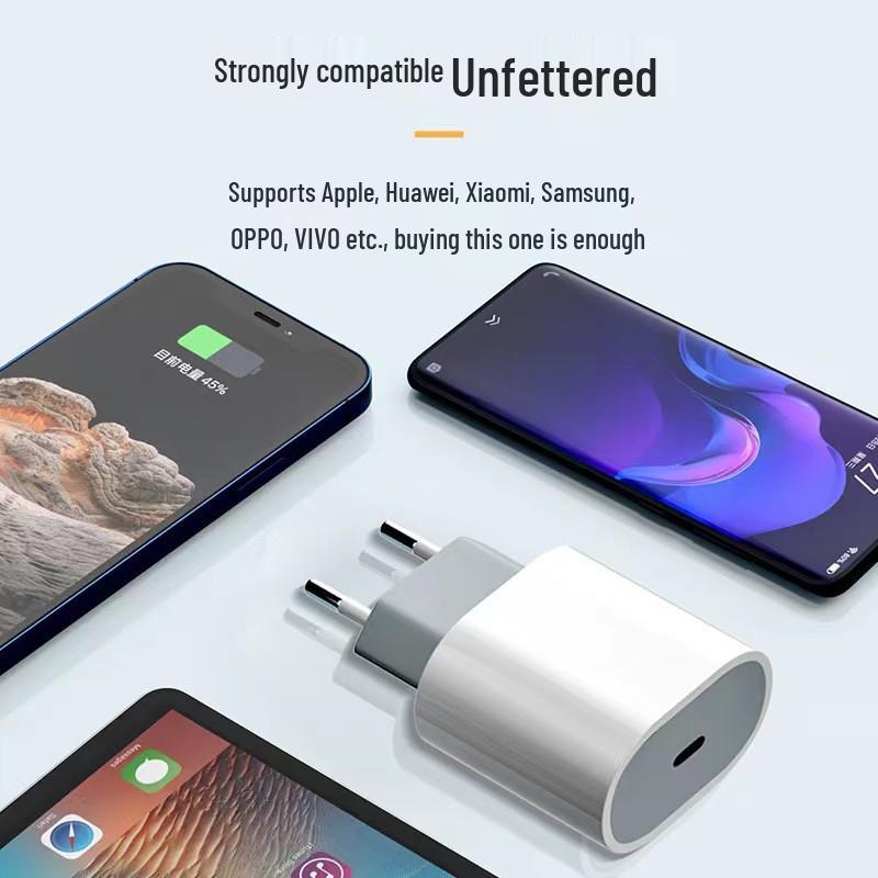 EU Plug 20W PD Charger for Apple Phones