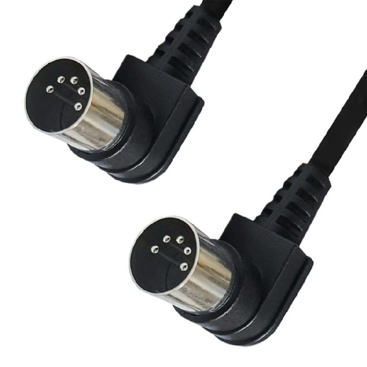 MIDI Cable 5 PIN Male to 5Pin Male DIN Plug Audio Extension Cord Line DIN Socke