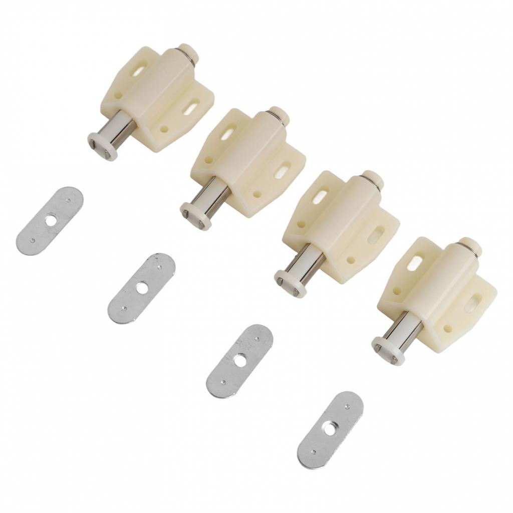 Wardrobes Bathroom Touch Latch Push To Open 4pcs/set ABS