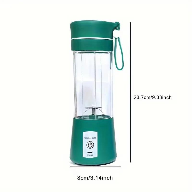 1ks 380ML USB dobíjecí přenosný mini mixér pohár elektrický odšťavňovač na ovoce pro čerstvou šťávu smoothie koktejly cestování domácí použití