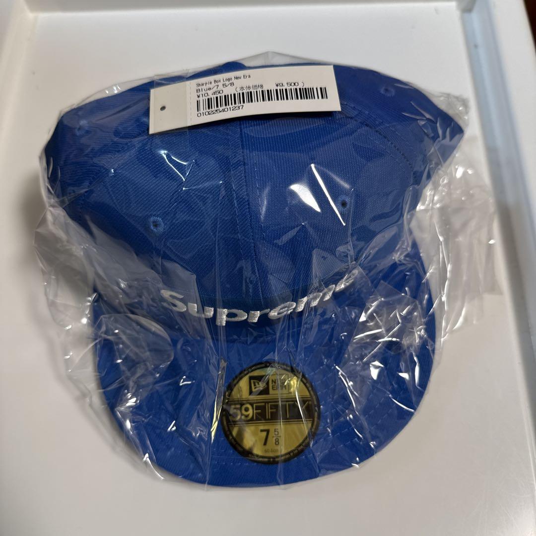

[Б/У] Supreme sharpie Box Logo New Era Синий Синий