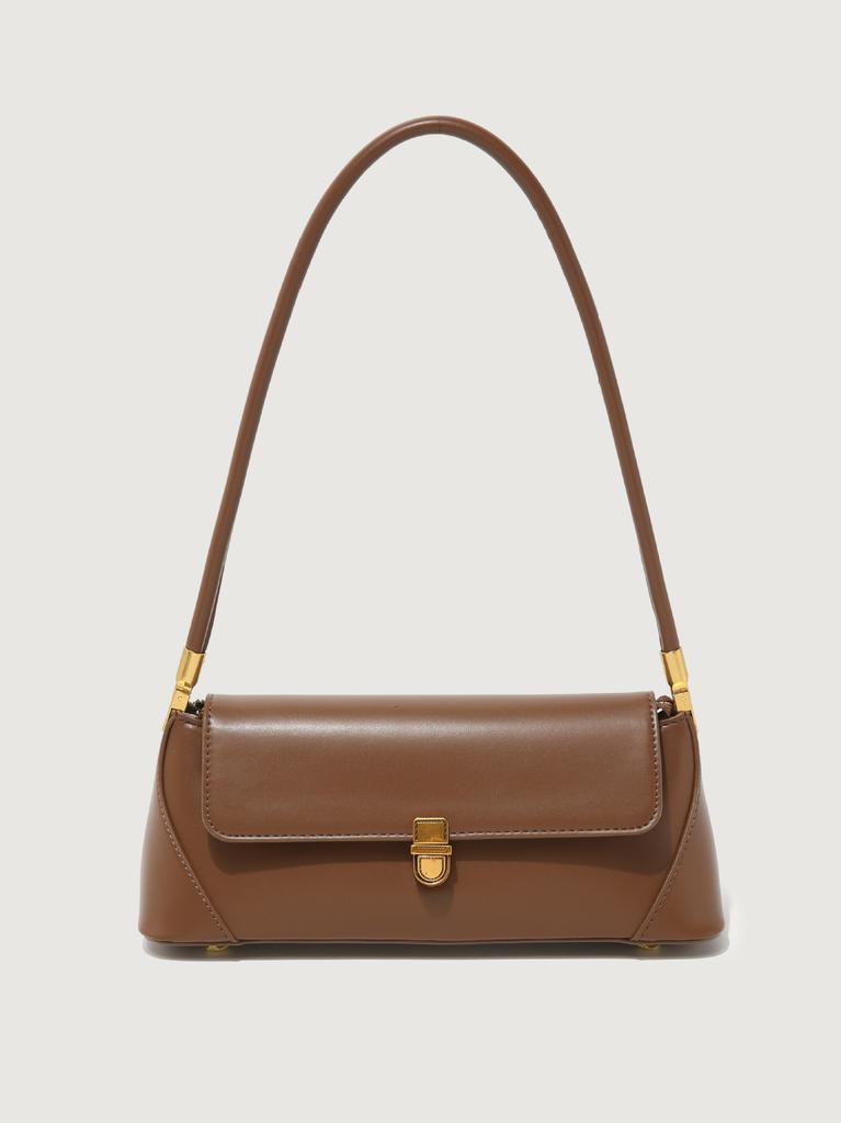 Retro-Nischen-Design-Achseltasche, kombiniert mit hochwertiger texturierter einfarbiger Einzel-Schulter-Handtasche, geeignet für Damen-Multifu