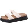 Retro Slippers Women's Spring and Summer New Casual Slippers Thick-soled Women's Fashion