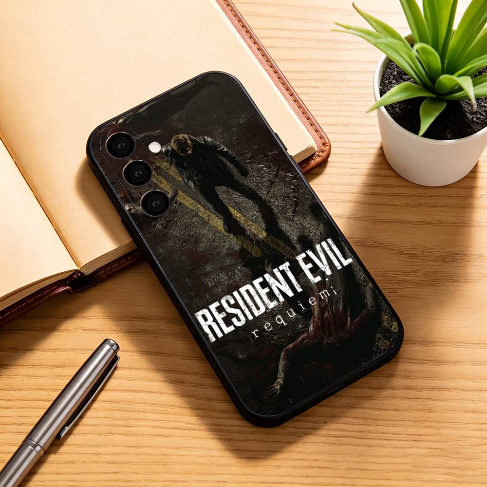Resident Evil GAME Phone Case For Samsung Galaxy A73,A72,A71,A70,A53,A52,A51,Soft Silicone Black Cover