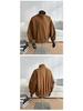 American Retro Men's Oversized Pilot Jacket - Trendy Spring/Autumn Stand Collar Baseball Style