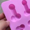Dropshipping Craft Tools Cake Mold Silicone Dick Ice Tray Sexy Penis Cube Candle Moulds Sugar Chocolate Ice Cube