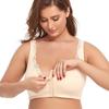 Wire-free Lace Large Cup Thin Plus Size Underwear European and American Large Size Bra