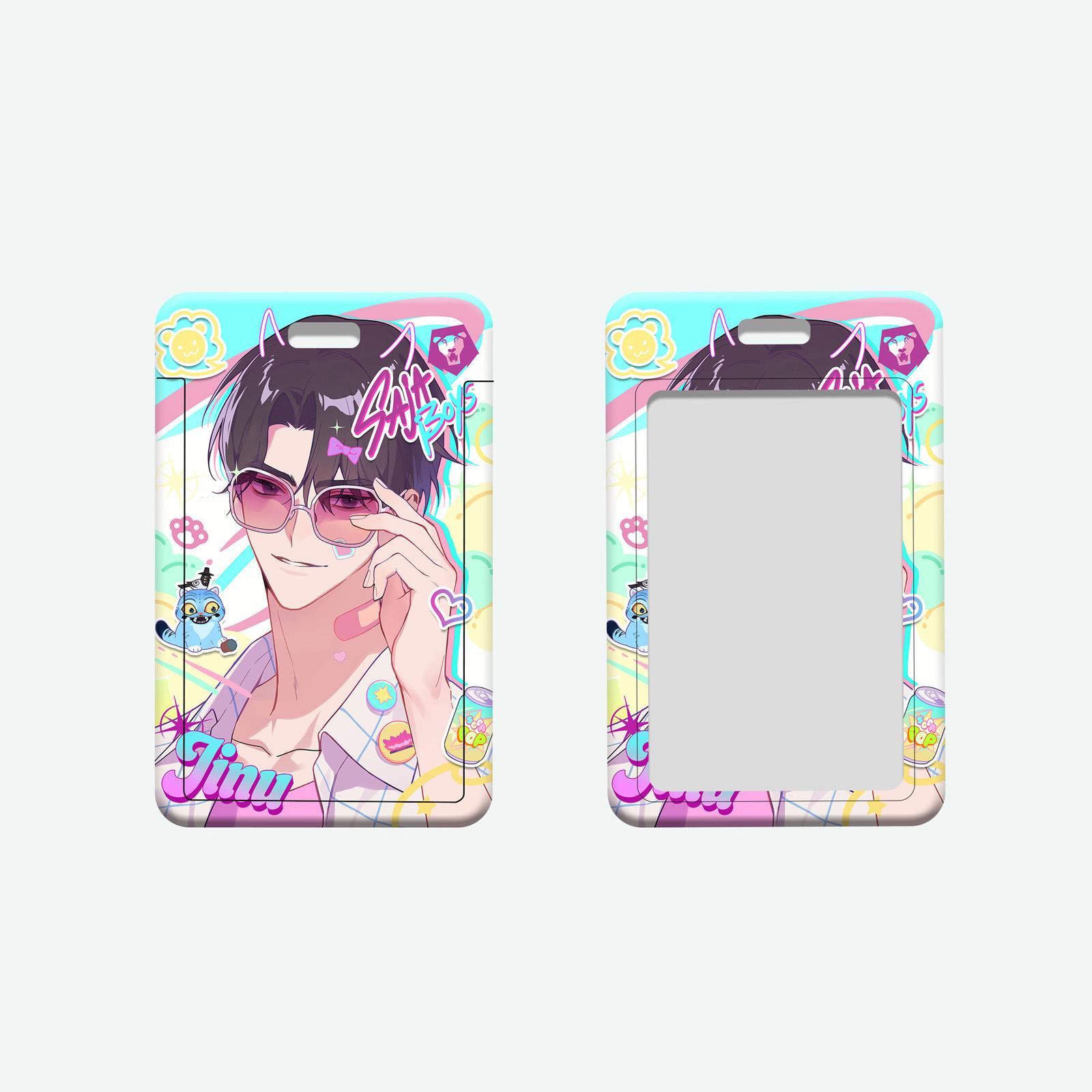 

Cartoon Card Holder, Student ID Holder, Bus Meal Card, Chest Badge, Student Meal Card One Size