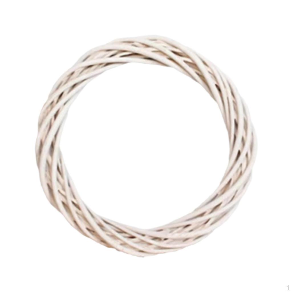 Couronne de rotin DIY Artificielle 12" Fournitures de fabrication Artisanat Porte d'entrée pour