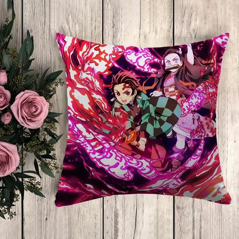 Kissen Dämonentöter Kissenbezug Luxus Herbstdeko Dekorative Kissenbezüge Bezüge für Bettkissen Sofakissen Kissenbezug