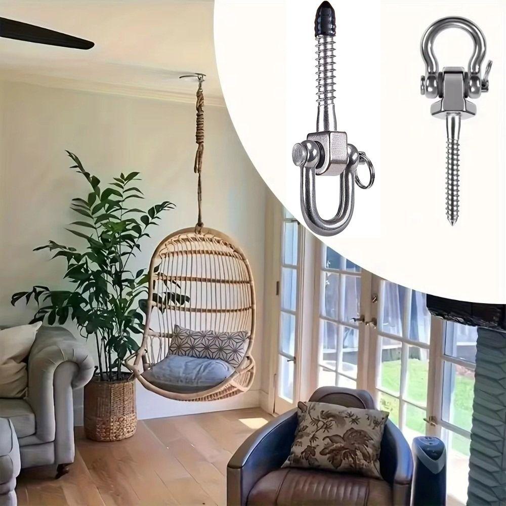 Easy Installation Yoga Hammock Hook Heavy Duty Hanging Chair Hook Sandbag Hook Indoor Outdoor