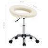 VidaXL Rolling Work Chair Office Seat Work Stool Beauty Salon Massage Salon Hairdressing Ergonomic 323667