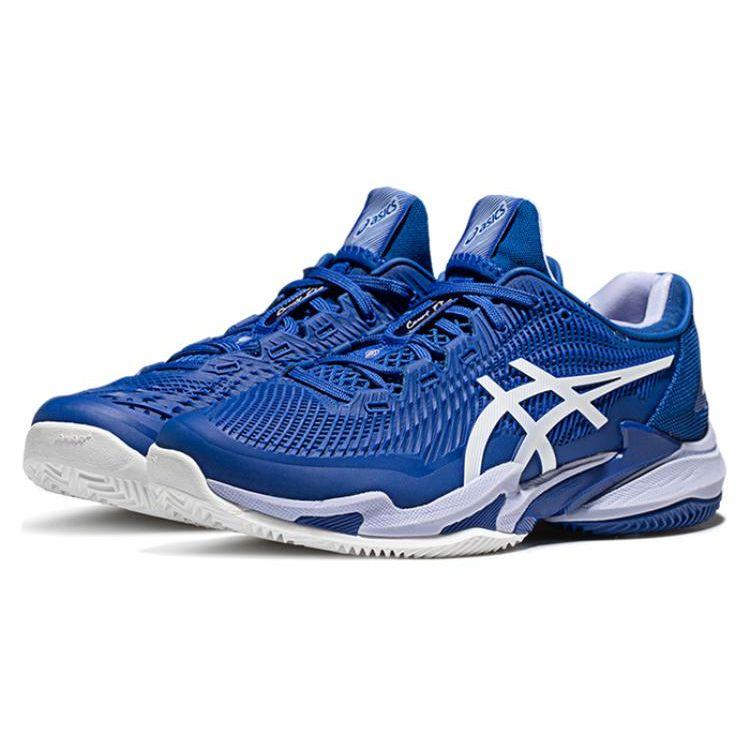 Asics Tênis Masculino Court FF 3 Novak Saibro Azul Ar Fresco 1041A362-961