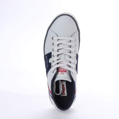 Mauves ESSEN Unisex Leather Sneakers (43, WHT/NVY)