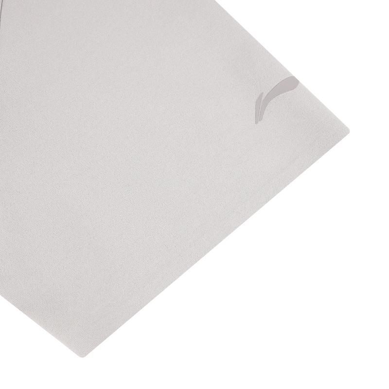 Li-Ning Casual Fashion Commuting Solid Color Comfortable Breathable Short Sleeve Polo Shirt Men tops Smoke-Gray APLW239-3