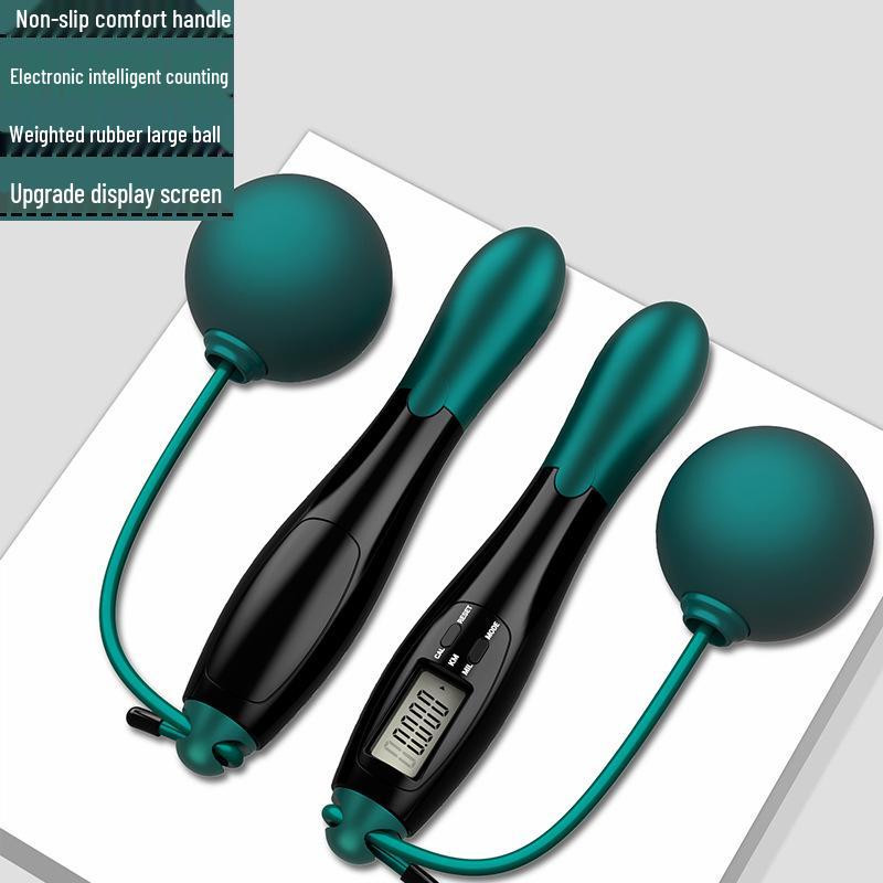 Slimme Snoerloze Verzwaarde Springtouw met Staaldraad en Teller voor Volwassenen