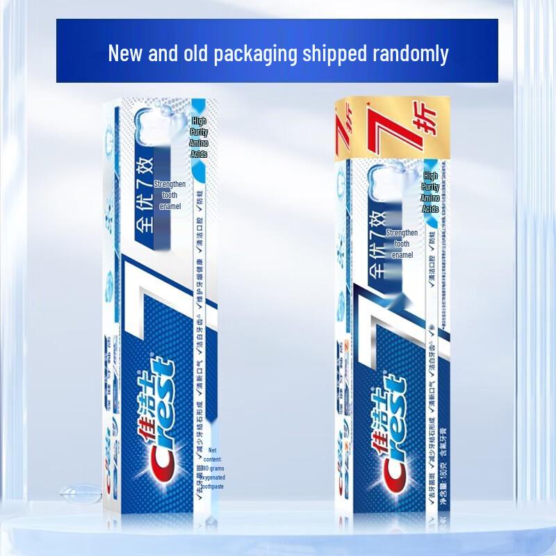 

Crest All-in-One 7 Benefits Enamel & Fresh Breath Toothpaste