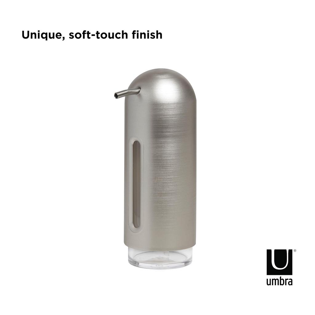 Umbra Hand Soap Pump for and Office Virus and Infection Penguin 2330190410 Dispenser, 350ml, Bottle, Kitchen, Bathroom, Entryway, Use, Prevention,