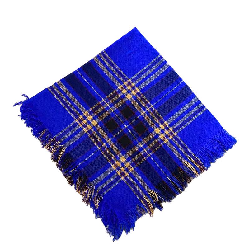 Dzianinowa chusta na głowę dla starszych kobiet: Całoroczny, w stylu vintage, trend internetowy, utrzymuje ciepło, idealny dla babć