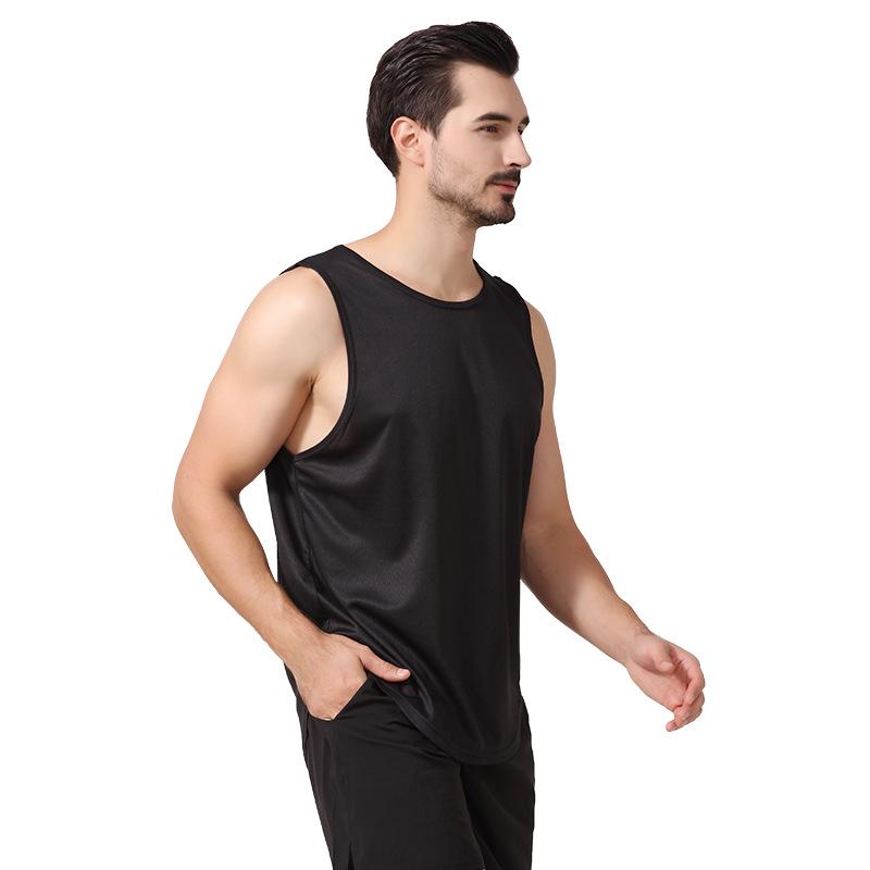 Men's Quick-Dry Summer Fitness Vest: Plus Size, Loose Fit for Running and Basketball