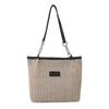 Chic Black Vintage Woven Shoulder Tote Bag For Women With Spacious Design Ideal For Daily Use