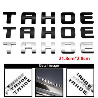 ΝΕΑ Ανταλλακτικά Αυτοκινήτου Για Chevrolet TAHOE Τροποποιημένο Λογότυπο Οχήματος ABS Αυτοκόλλητο Πίσω Πορτμπαγκάζ Αυτοκόλλητο Έμβλημα Πόρτας Pickup
