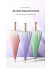 24-Rib Long Handle Windproof Gradient Chinese Style Umbrella, Sun & Rain Protection, Customizable Logo, Reinforced Design