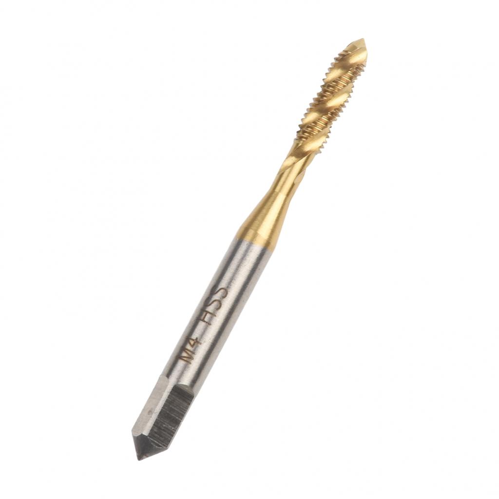 1Pcs Spiral Tap Drills Hand Tap High Speed Steel Metric Spiral Thread Tap