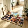 Anime N-narutoS Classic Carpet Bathroom Anti-slip Mat Door Mat Home Decoration Mat Entrance Door Mat Scratch-resistant Door Mat