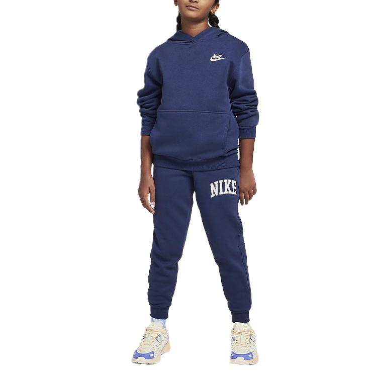 Nike Knitted Sweatpants Sportswear Club Midnight Marine Blue Kids' HJ3159-410