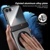 KEYSION Pouzdro s magnetickým prstenovým stojánkem otočným o 360° pro MagSafe pro Samsung Galaxy Z Flip 7 5G Kryt telefonu s pantem s ochranou displeje