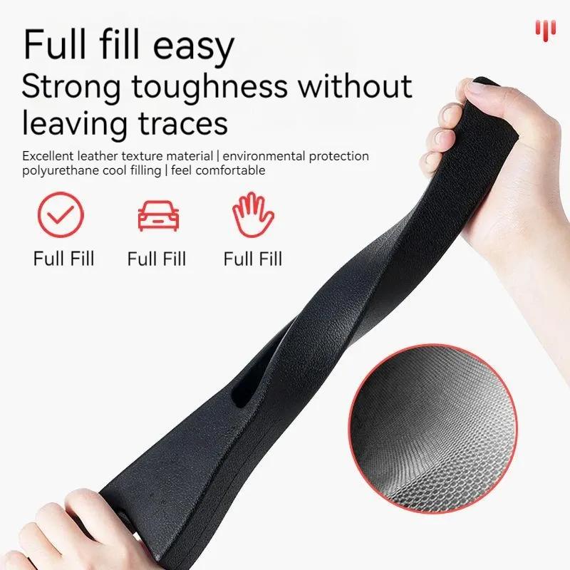 Car Seat Gap Stuff Side Seam PU Car Gap Filler Leakproof Seat Gap Storage For Nissan Juke Qashqai J10 J11 Tiida