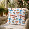 Cartoon Blippi Kids Cute Cushion Cover Throw Pillow Soft Short Plush Cozy Durable Colorfast For Sofa Bedroom Home Decor Gift