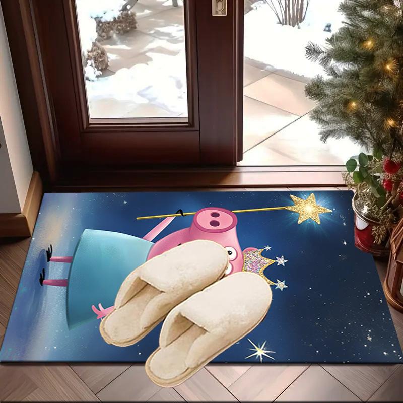 Dance Party With Peppa Area Rug Office rug, Chair Rug, Decor Carpet Livingroom bedroom Mat, Large Size Fan gifts Christmas gifts