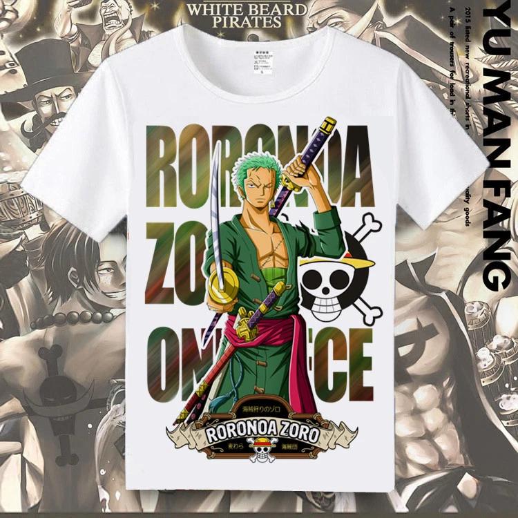 Cosplay One Piece Zoro Anime Manga T-Shirt Costumes Polyester New 2XL