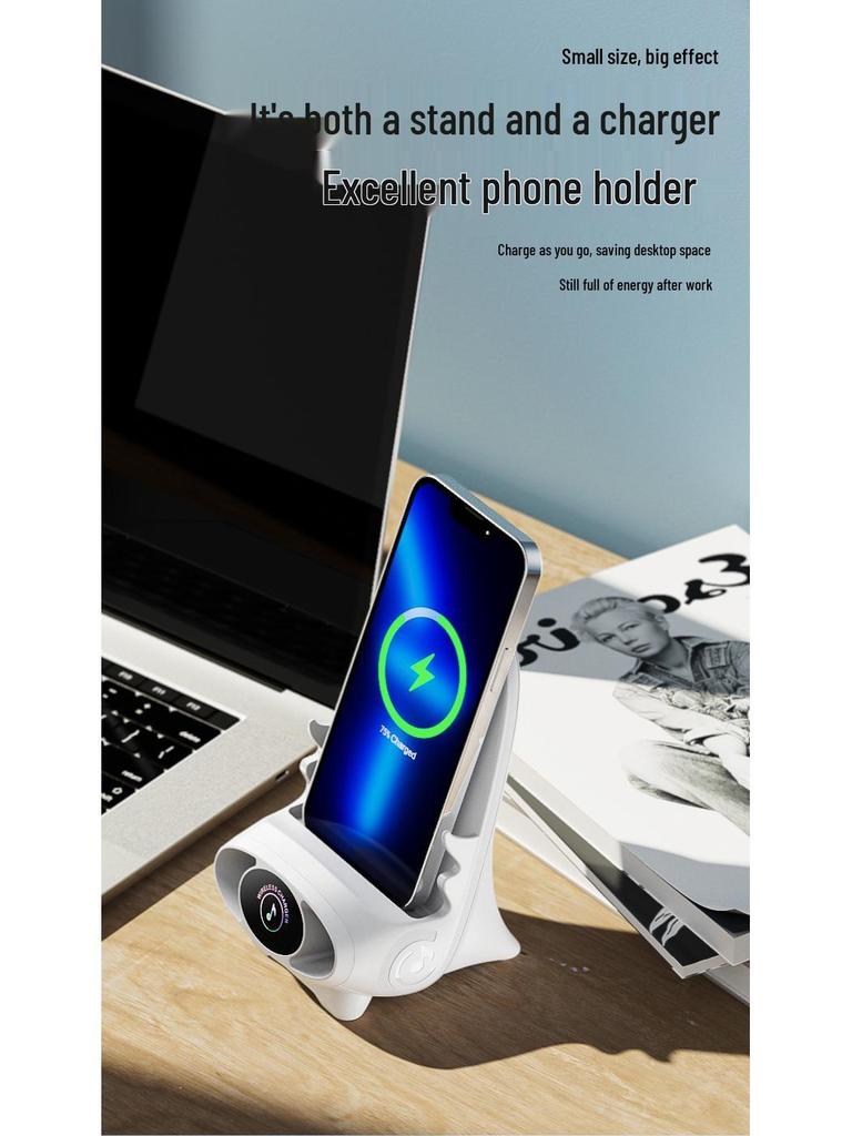 V8 Wireless Charger & Aromatherapy Desktop Phone Holder M111