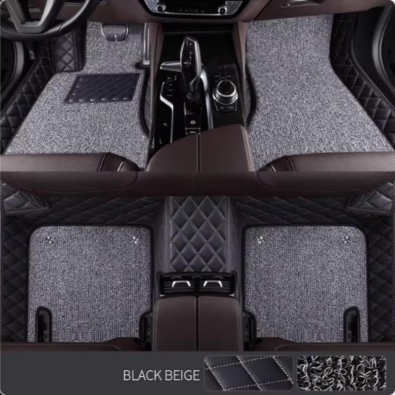 For VW GOLF 6 7 8 Auto New Models Double layer 5D Custom Car Floor Mats Carpets Foot liners car Accessories