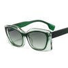Women Colorful Square Frame Sunglasses Stylishable European and American Party Flat Mirror Polygonal Luxury Stylishy Sun Glasses