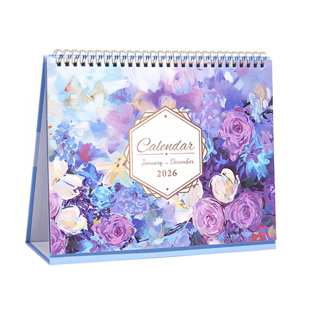 2026 Desktop Calendar, A Beautifully Designed Desktop Calendar ; A Compact Decorative Calendar Suitable For Home Desktops.