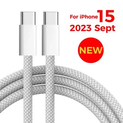PD 60W USB C naar USB Type C Kabel Snel Opladen Voor iPhone 15 15 Pro Plus Pro MAX iPad Dubbele Type C Datakabel Voor Samsung S22 23
