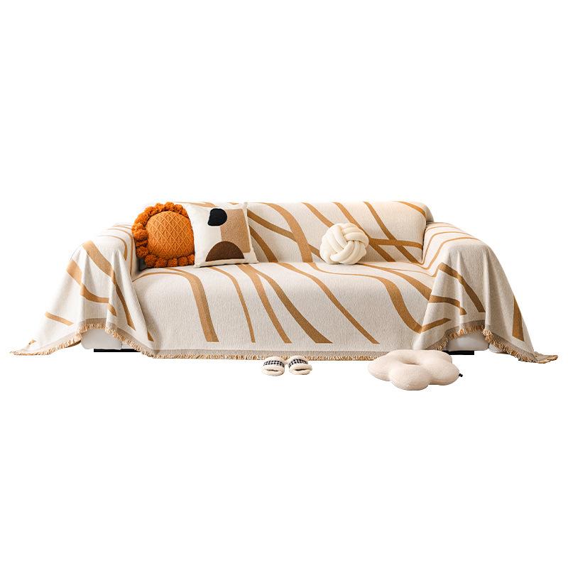 Anti-Scratching Chenille Sofa Cover Towel New Four Seasons Universal Sofa Cushion High Sense Cover Cover Blanket
