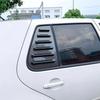 For Volkswagen GOLF 4 MK4 1997-2006 Car Rear Louver Window Side Shutter Cover Trim Sticker Vent Scoop ABS Carbon Fiber Black ABS