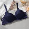 Kadınlar İçin Seksi Dantelli Push-up Sütyen Yazlık İnce Süngerli Nefes Alabilen İç Giyim C/D Kap Ayarlanabilir Askılı Sütyen 36-42