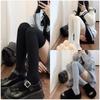 Lange Socken für Damen, Kaschmir, Damenstiefel, einfarbig, Wolle, Oberschenkelstrumpf, dünn, lässig, Baumwolle, über dem Knie, flauschige lange Kniestrümpfe für Damen
