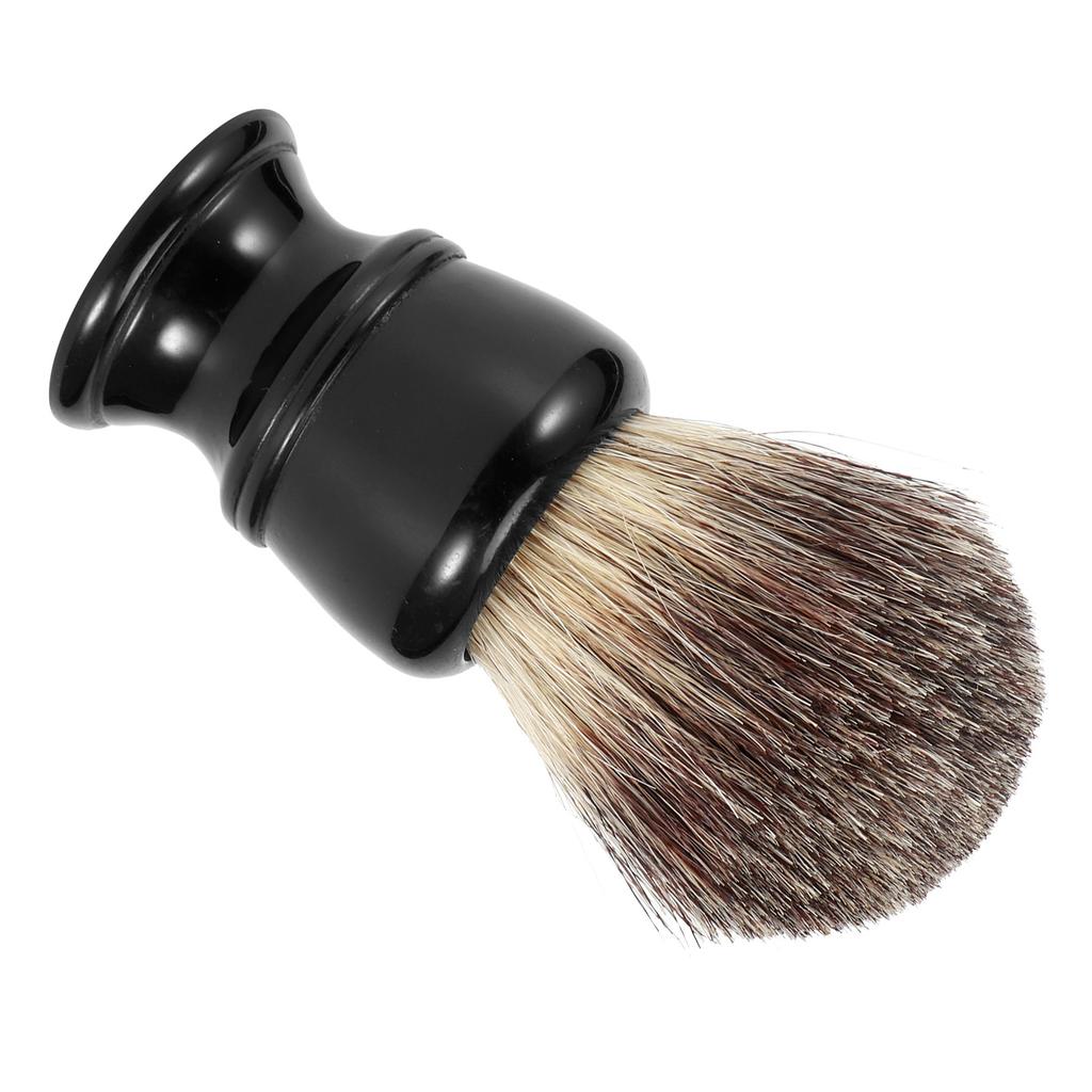 Shaving Brush Portable Hair Shaving Brush Resin Base Shave Brush for Shaving Foam