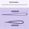 Anti Drop Phone Lanyard Adjustable Length Metal Auto Locking Clasp Polyester Wristband For Mobile Devices Small Gadgets