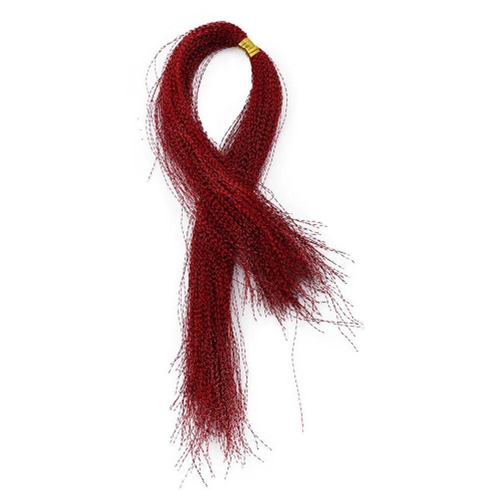 Flies Decorating Silk Twisted Strand Assist Hook Tying Lure Decoration Line Crystal Shining String