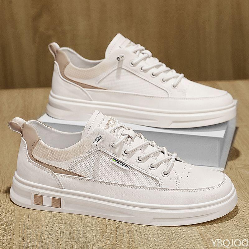 Luxury Trendy Summer Men's Sneakers 2025 new breathable shoes Casual versatile leather shoe Fashion Male white board Shoes Homme