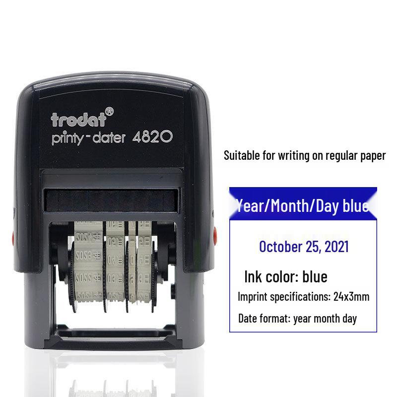 Zhuoda 4810 Automatic Adjustable Date Stamp with Ink Dispensing