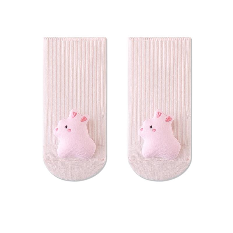 Toddler Floor Socks Cartoon Antislip Baby Newborn Indoor Socks For Baby Solid Color Non Slip Infant Floor Socks